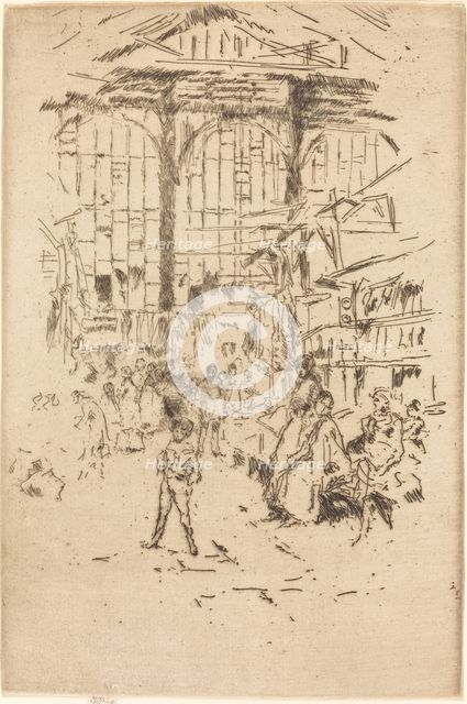 Clothes Exchange, No.II, c. 1886/1888. Creator: James Abbott McNeill Whistler.