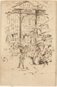 Clothes Exchange, No.II, c. 1886/1888. Creator: James Abbott McNeill Whistler