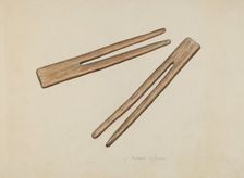 Clothes Pins, c. 1938. Creator: Robert Gilson