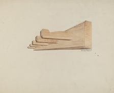 Clothes Rack, 1937. Creator: Dayton Brown