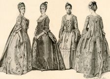 Clothing during the Reign of George II 1735-1760 1903, (1937). Creator: Sophie B Steel