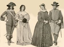 Clothing during the Reigns of James I-Charles I 1607-1640 1903, (1937). Creator: Sophie B Steel