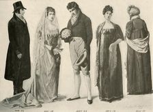 Clothing from 1800-1808 1903, (1937). Creator: Sophie B Steel