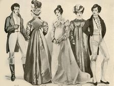 Clothing from 1812-1828 1907, (1937). Creator: Cecil W Trout