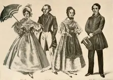 Clothing from 1824-1835 1907, (1937). Creator: Cecil W Trout