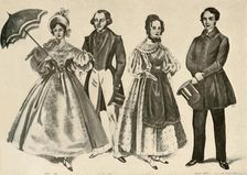 Clothing from 1824-1835 1907, (1937). Creator: Cecil W Trout