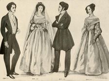 Clothing from 1836-1847 1907, (1937). Creator: Cecil W Trout