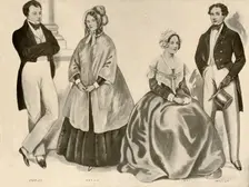 Clothing from 1836-1847 1907, (1937). Creator: Cecil W Trout