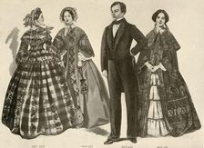 Clothing from 1850-1856 1907, (1937). Creator: Cecil W Trout