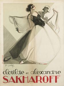 Clotilde et Alexandre Sakharoff, 1923. Creator: Delif, M. (active 1920s)