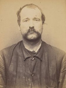 Clouard. Paul, Jules. 35 ans, né le 20/6/58 à Peugans (Manche). Rétameur. Anarchiste. 9/3/94., 1894. Creator: Alphonse Bertillon