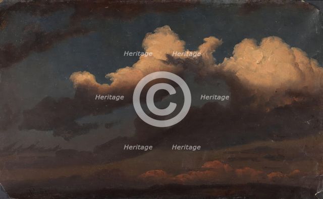 Cloud Study, 1843. Creator: Knud Baade.