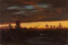 Cloud Study, 1850. Creator: Knud Baade