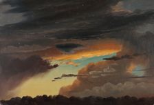Cloud Study, 1852. Creator: Knud Baade