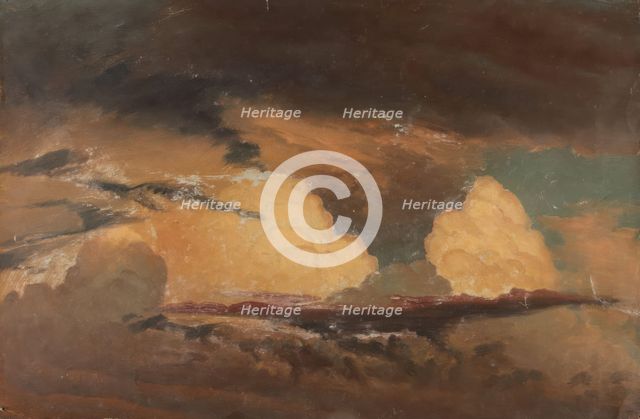 Cloud Study, 1853. Creator: Knud Baade.