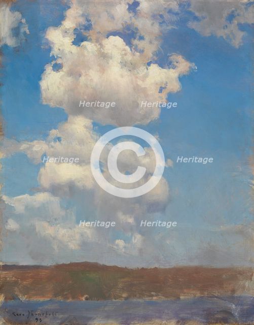 Cloud Study, 1893. Creator: Eero Jarnefelt.