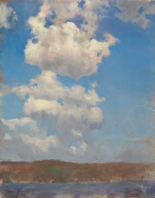 Cloud Study, 1893. Creator: Eero Jarnefelt