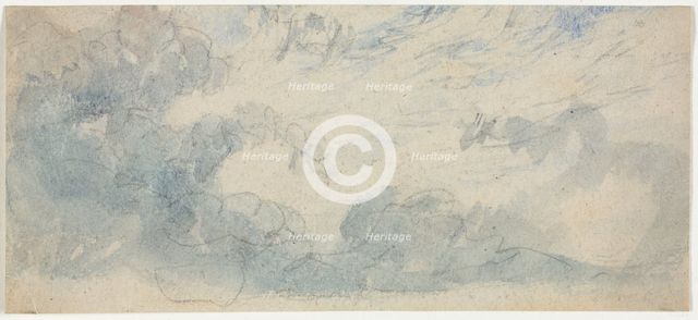 Cloud Study, 1800s. Creator: Anonymous.