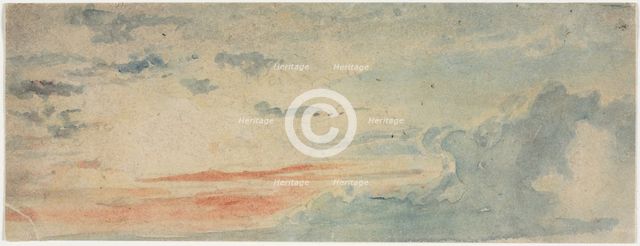 Cloud Study, 1800s. Creator: Anonymous.
