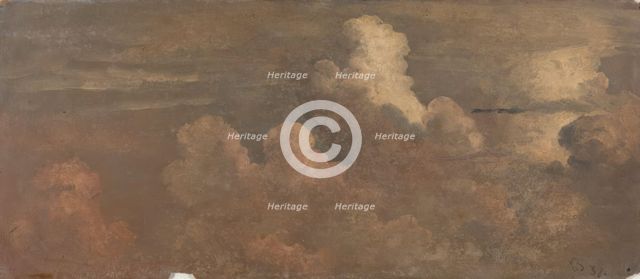 Cloud Study, 1837. Creator: Knud Baade.