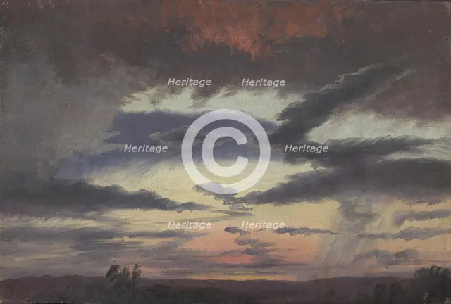 Cloud Study, 1838. Creator: Knud Baade.