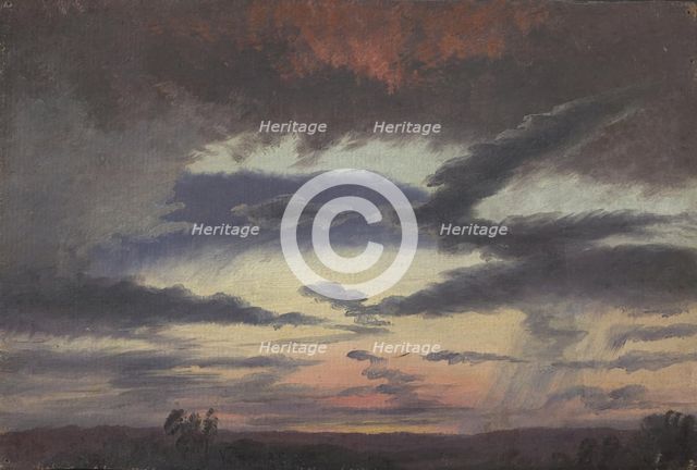 Cloud Study, 1838. Creator: Knud Baade.