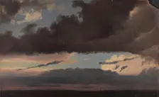 Cloud Study, 1839. Creator: Knud Baade