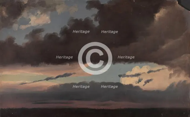 Cloud Study, 1839. Creator: Knud Baade.