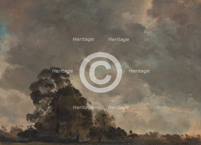 Cloud Study, ca. 1821. Creator: John Constable.