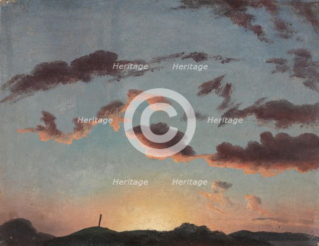 Cloud Study. Artist: Baade, Knud (1808-1879)