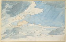 Cloud Study, c1816-1817. Creator: Carl Philipp Fohr