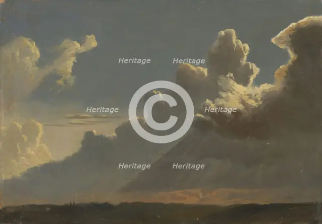 Cloud Study, c1830-1879. Creator: Knud Baade.