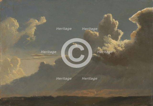 Cloud Study, c1830-1879. Creator: Knud Baade.