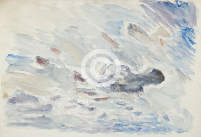 Cloud study, c1875-1944. Creator: George Clausen.