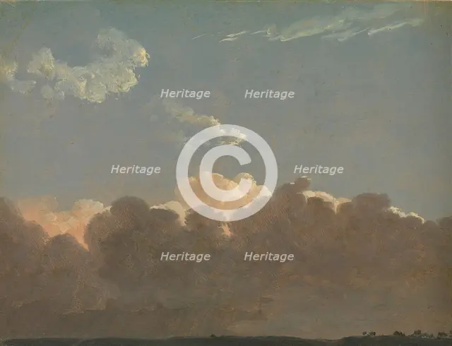 Cloud Study (Distant Storm), ca. 1786-1806. Creator: Simon Alexandre Clement Denis.