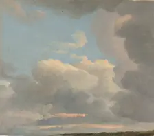 Cloud Study (Early Evening), ca. 1786-1806. Creator: Simon Alexandre Clement Denis