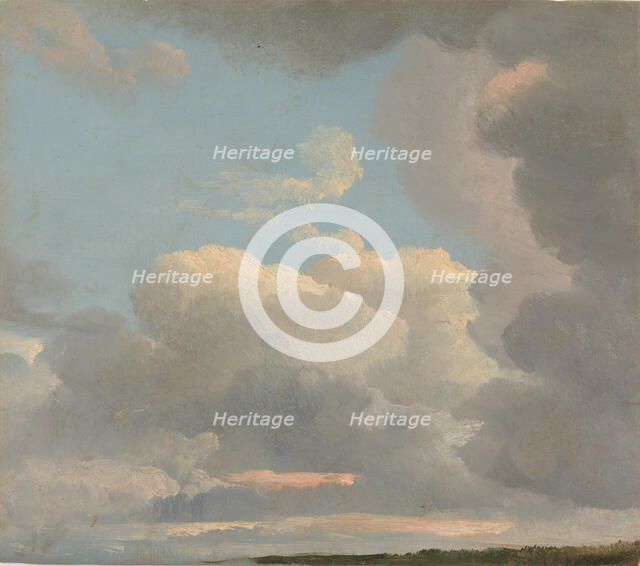 Cloud Study (Early Evening), ca. 1786-1806. Creator: Simon Alexandre Clement Denis.