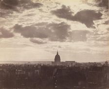 [Cloud Study over Paris], 1850s. Creator: Charles Marville