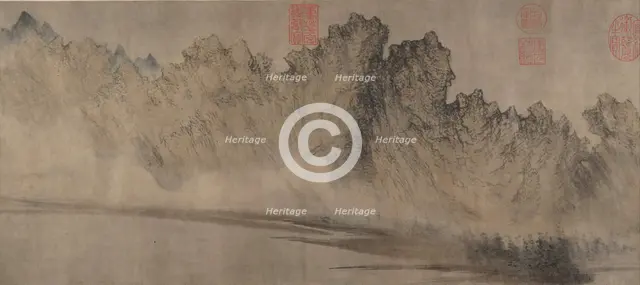 Cloudy Mountains, ca. 1360-70. Creator: Fang Congyi.