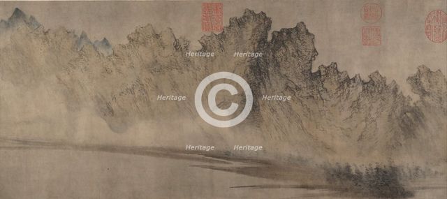 Cloudy Mountains, ca. 1360-70. Creator: Fang Congyi.