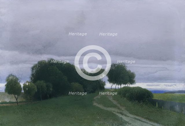Cloudy evening, 1903. Creator: Ferdinand Brunner.