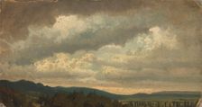 Cloudy Sky, exercise, 1855. Creator: Werner Holmberg