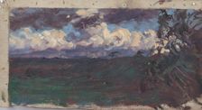 Clouds over the plain, c1910s. Creator: Verner Thome