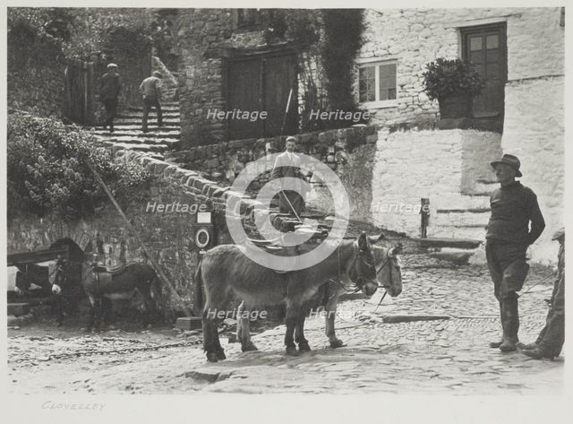 Clovelly. From the album: Photograph album - England, 1920s. Creator: Harry Moult.