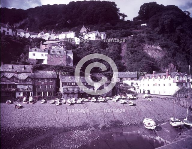 Clovelly Harbour, Devon, c1955. Creator: Arthur Charles Kirby Ware.