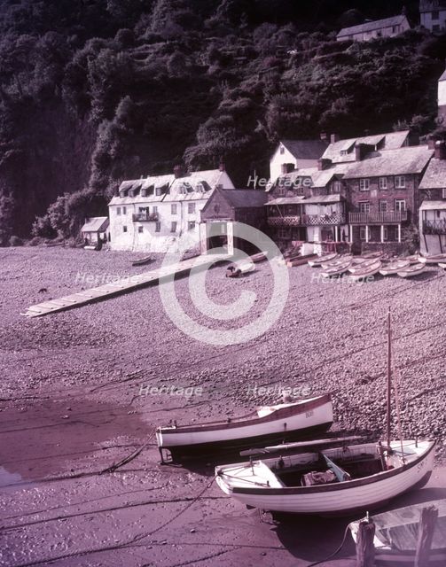 Clovelly Harbour, Devon, c1955. Creator: Arthur Charles Kirby Ware.