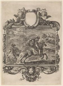 Clovis and Clotilda, c. 1657. Creator: Stefano della Bella