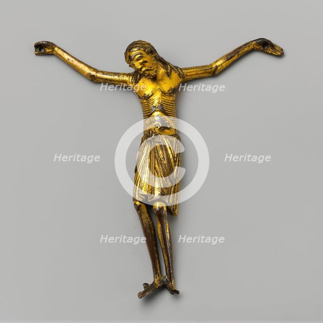 Crucified Christ, French or British, ca. 1125-50. Creator: Unknown.