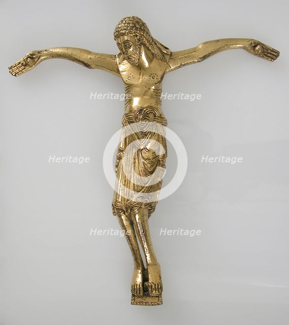 Crucified Christ, German, ca. 1150. Creator: Unknown.