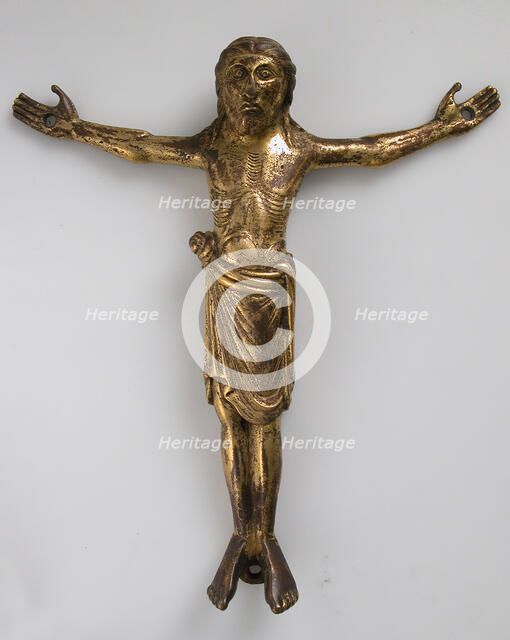 Crucified Christ, German or South Netherlandish, ca. 1140-60. Creator: Unknown.